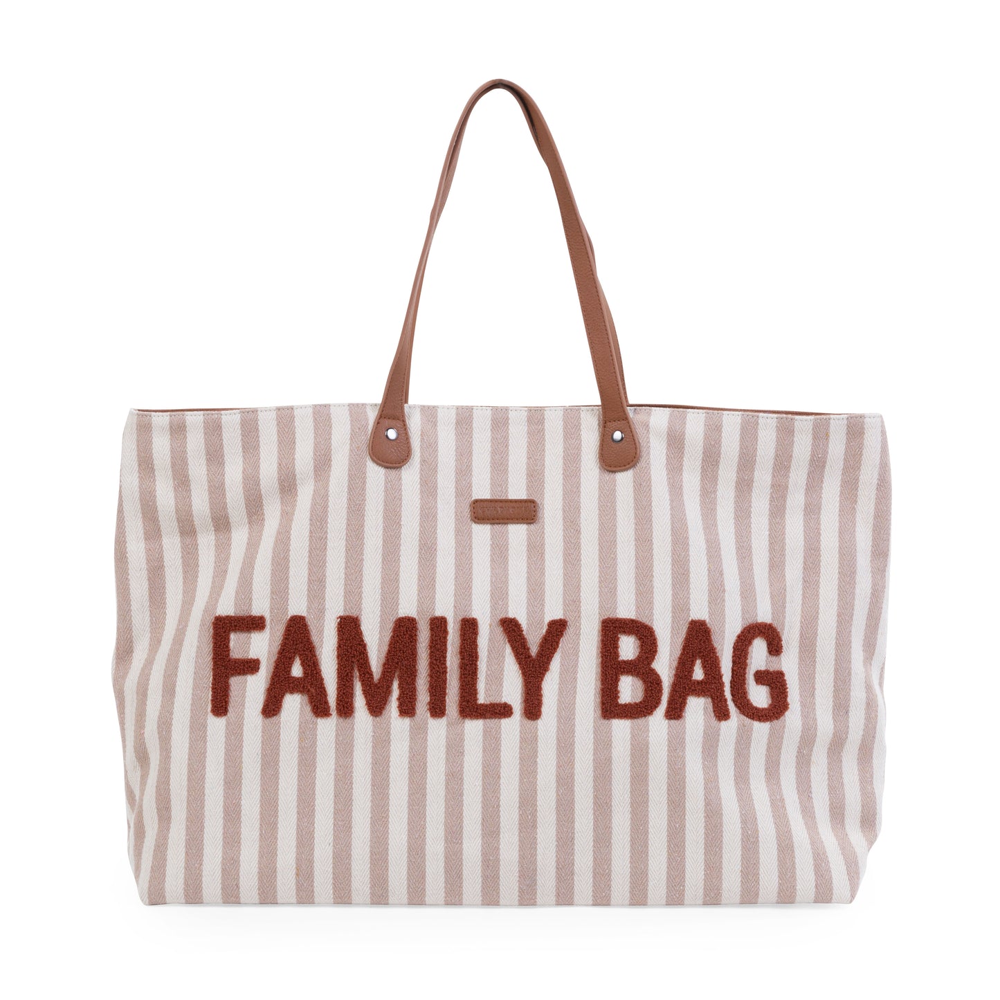 Childhome Family Bag - Stripes  Nude/Terracotta