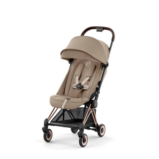 Cybex -Coya Cozy Beige with Rosegold Frame