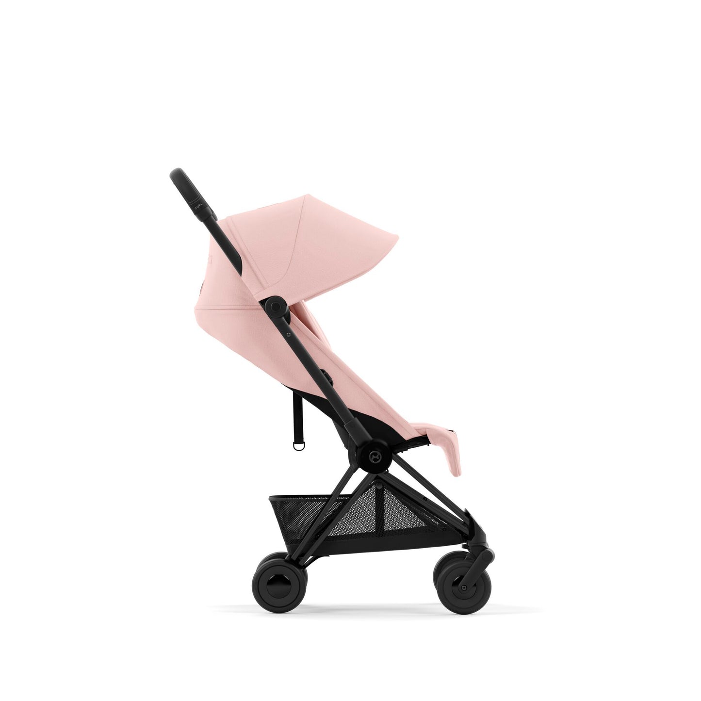 cybex coya pink Cybex -Coya Peach Pink with Matte Black Frame – Little Wings