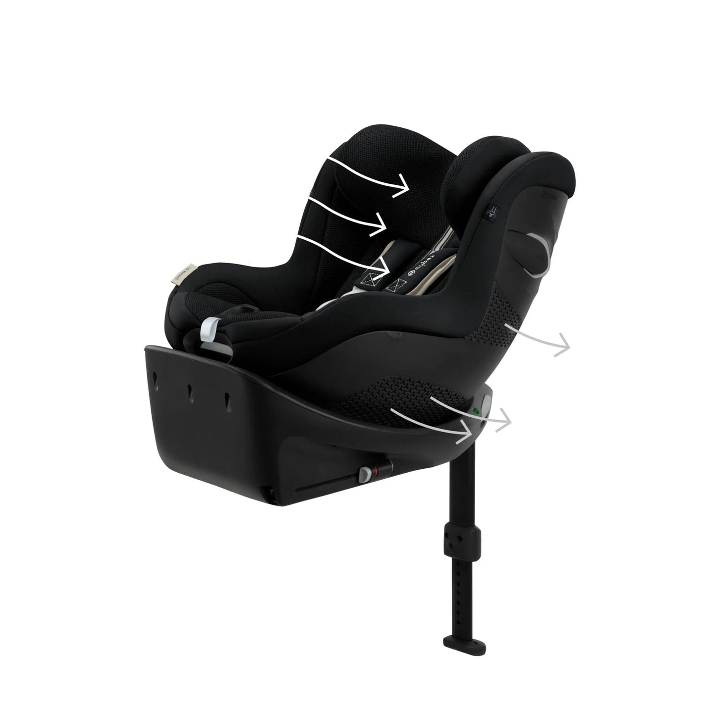 Cybex-Sirona Gi i-size car seat Moon Black