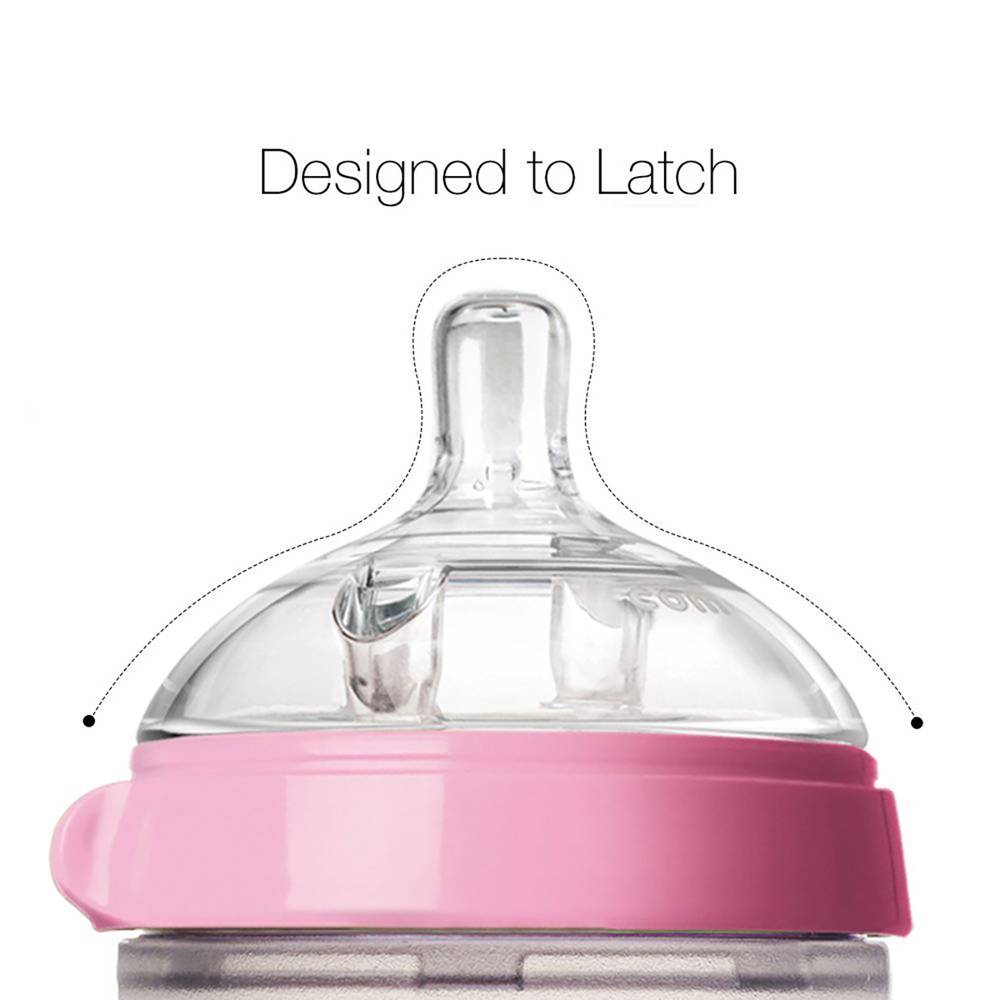 Comotomo - Natural Feel Baby Bottle 150ml - 2 Pack - Pink