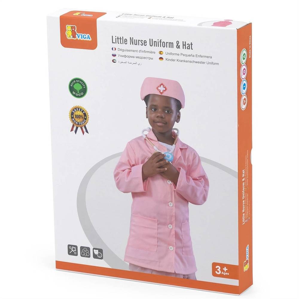 Little Nurse Uniform & Hat - Viga
