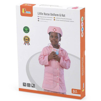 Little Nurse Uniform & Hat - Viga