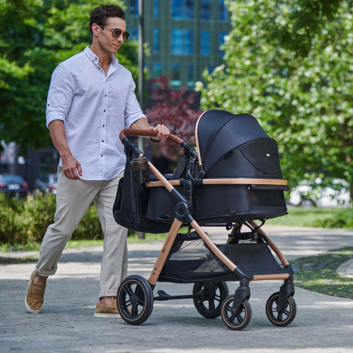 Kinderkraft - 3-In-1 Esme Pro Travel System - Moonlight Grey