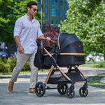 Kinderkraft - 3-In-1 Esme Pro Travel System - Moonlight Grey