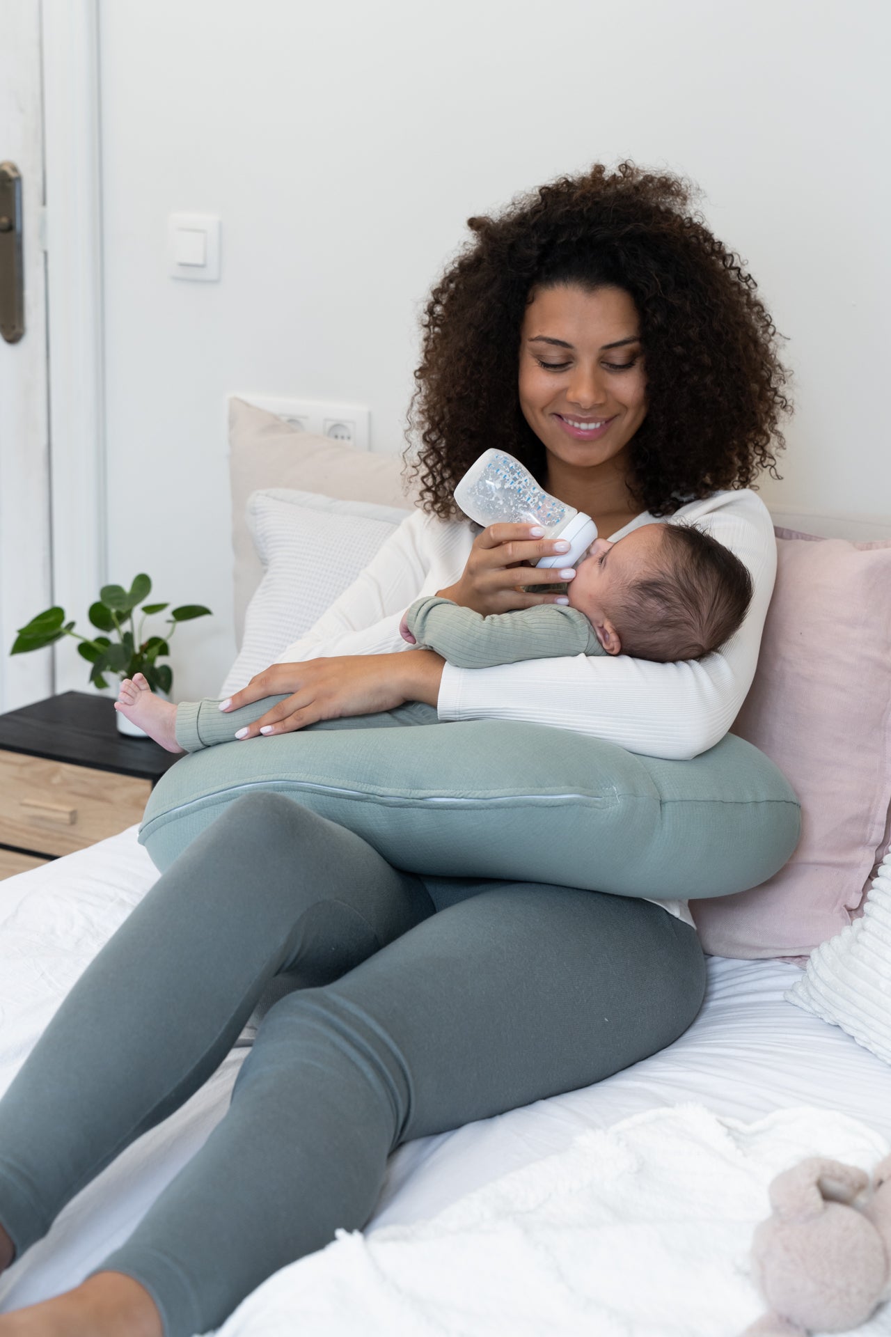 Doomoo - Softy Nursing Pillow -Jersey Green