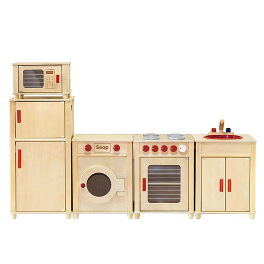 Viga - Natural Wooden Kitchen Set