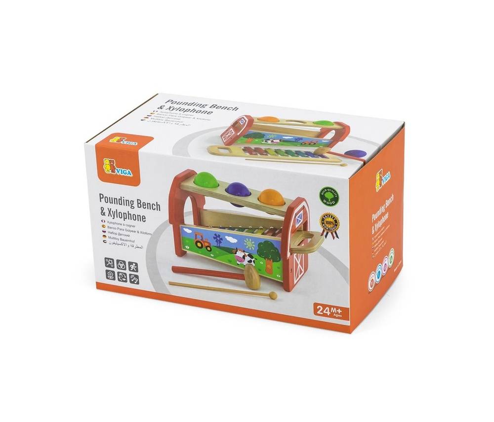Pounding Bench and Xylophone - Viga