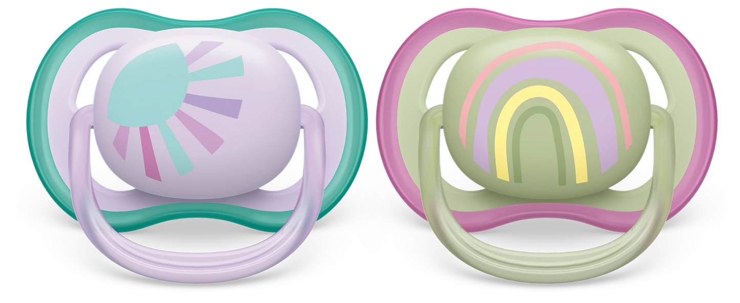 Philips Avent Ultra Air Soother – Girl – 0-6m – 2 Pcs