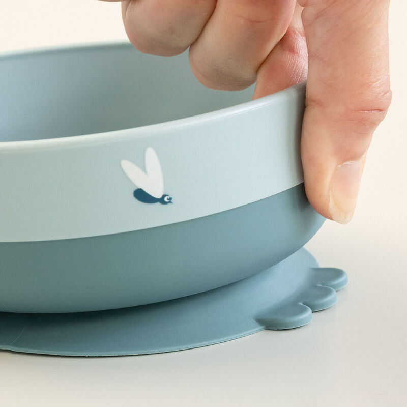 Done by Deer-Foodie first meal set w/suction - Elphee - Blue