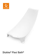 Stokke®-Flexi Bath + Newborn Support Bundle White Aqua