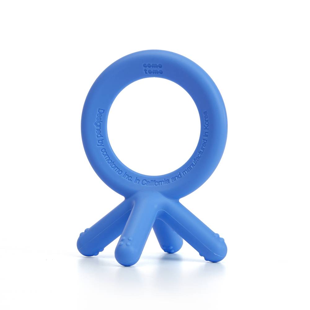 Comotomo - Silicone Baby Teether - Blue