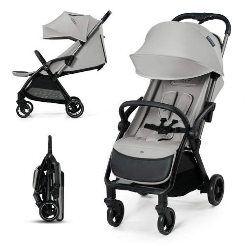 Kinderkraft - Apino Compact Auto-fold Baby Stroller - Dove Grey