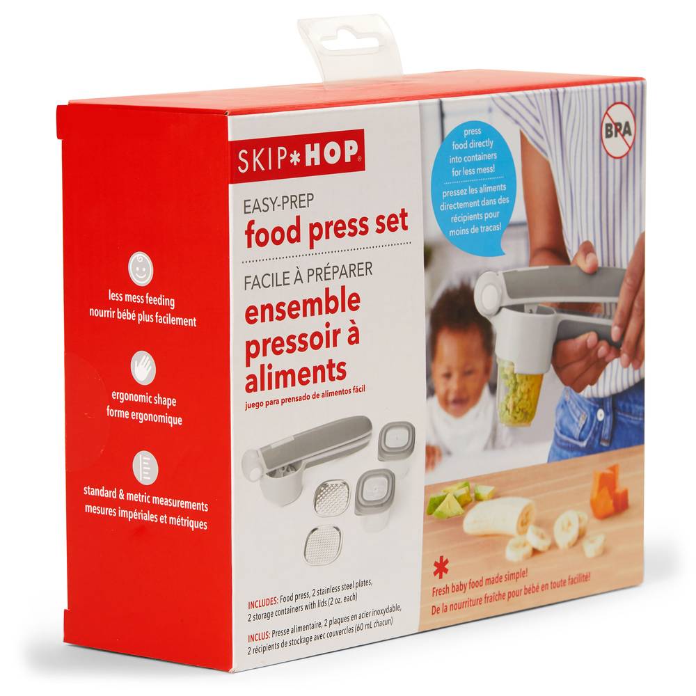 Skiphop - Easy-Prep Food Press Set - Grey