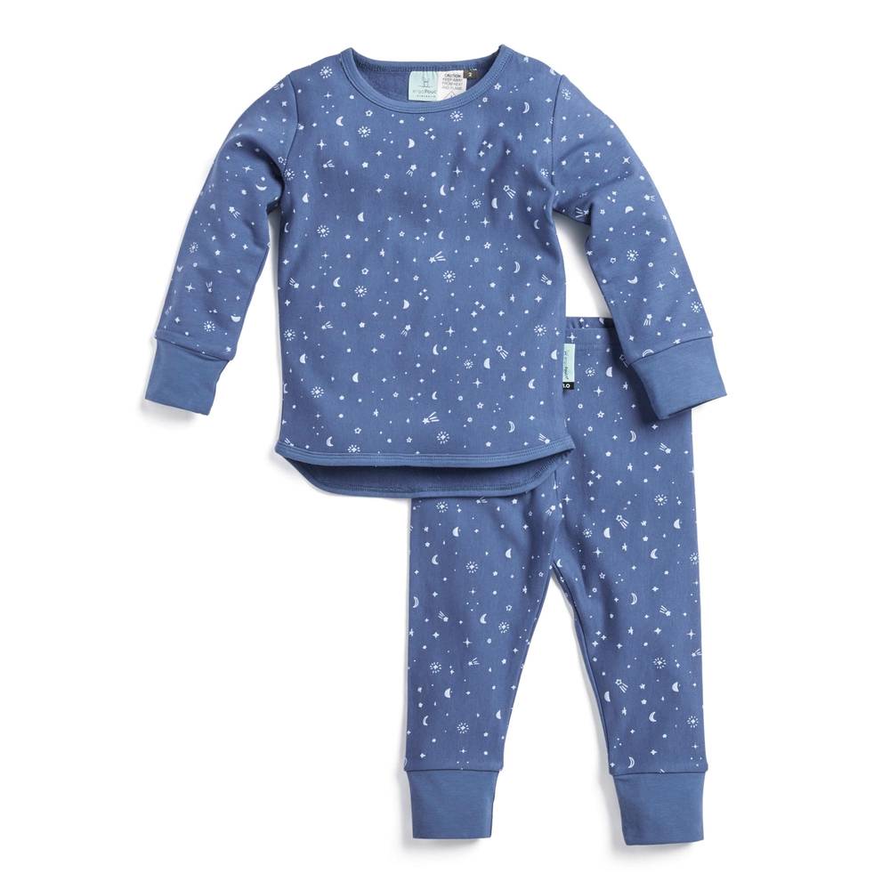 Ergo Pouch - 2 Piece set Long Sleeve - TOG(0.2)-Night Sky