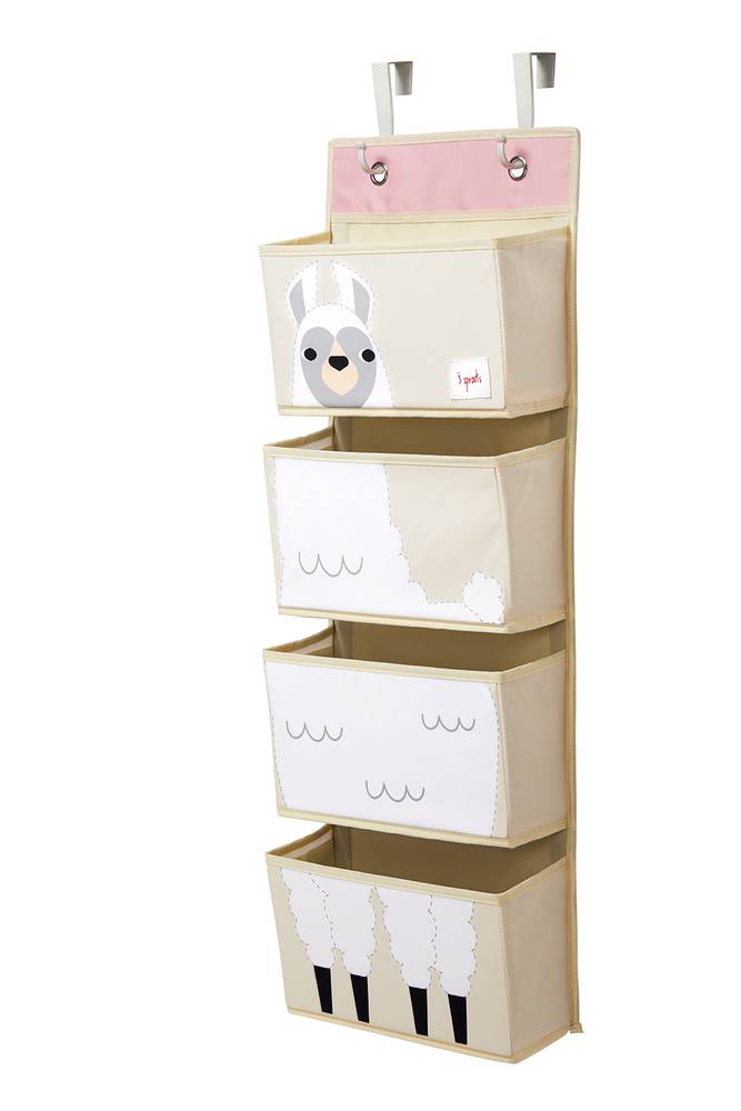 3 Sprouts - Hanging Wall Organizer - Llama