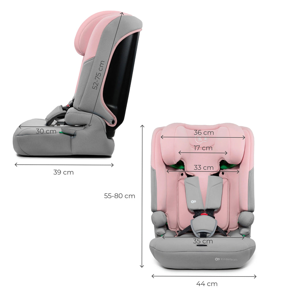 Kinderkraft - I-Comfy I-Size Travel Car Seat - Pink