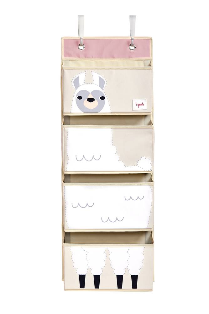 3 Sprouts - Hanging Wall Organizer - Llama