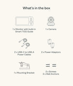 Contents of Drift Home baby monitor box