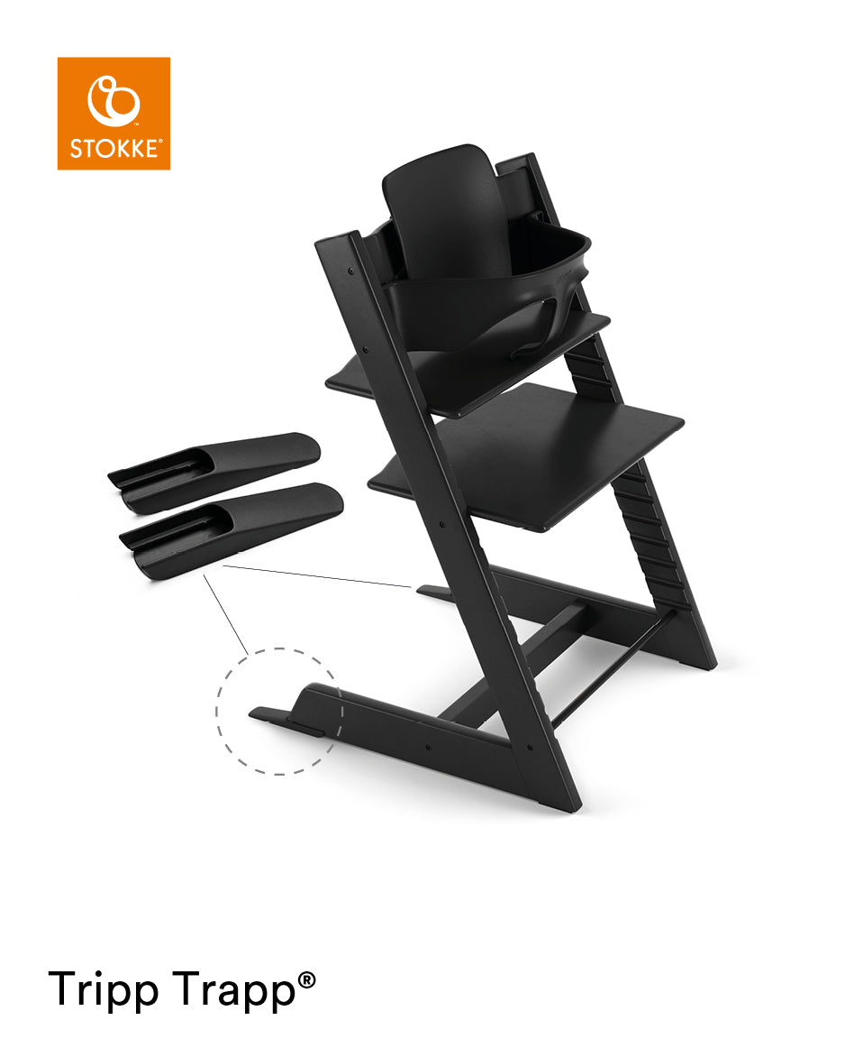 stokke baby set v2 Tripp Trapp Baby Set V2 Black – Little Wings