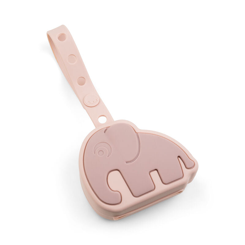 Done by Deer Silicone pacifier pouch - Elphee - Powder