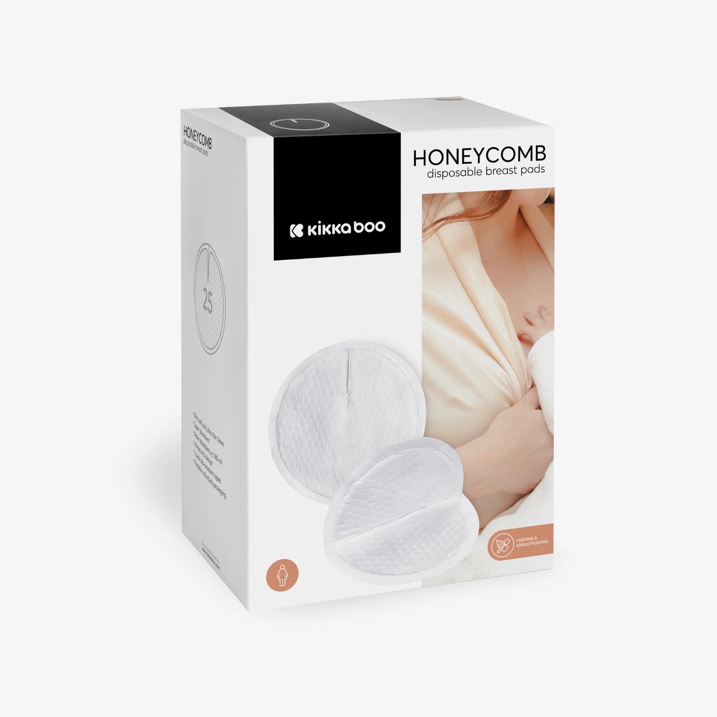 Disposable Breast Pads Honeycomb 25 pcs-Kikkaboo