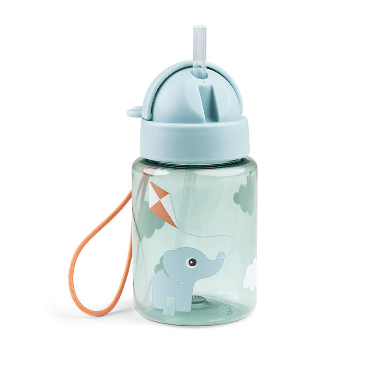 Done by Deer-Lunch & snack box w/straw bottle - Playground - Blue