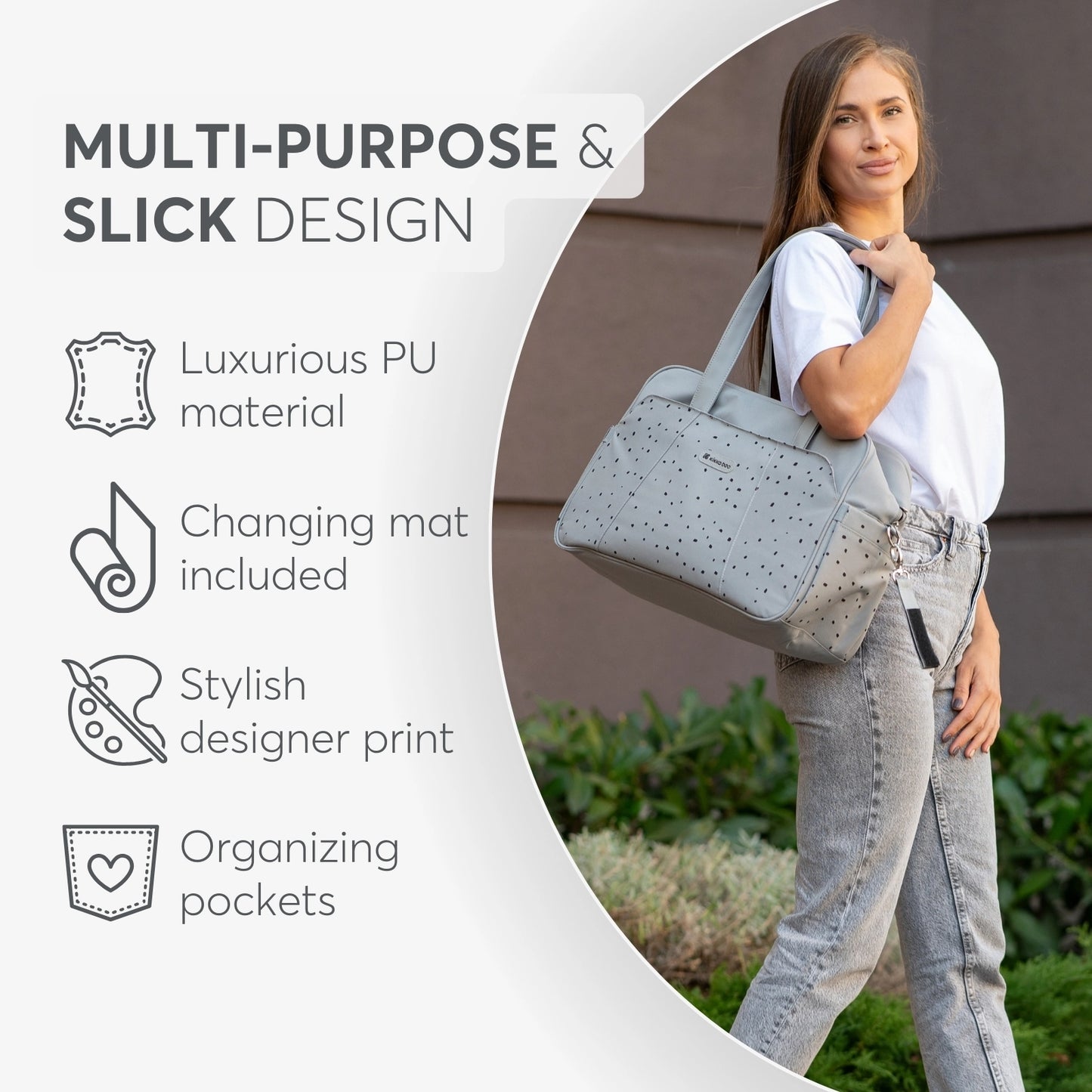 Mama bag Chelsea Confetti Black-kikkaboo