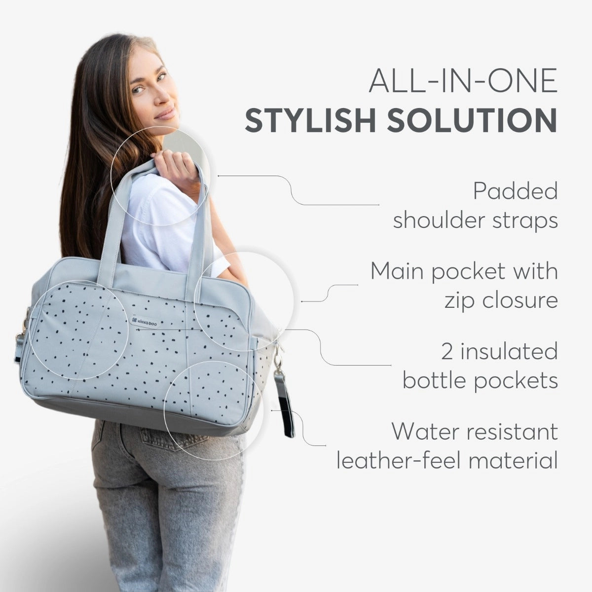 Mama bag Chelsea Black -kikkaboo