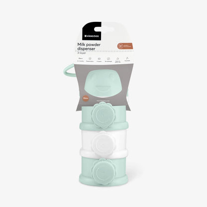 Milk powder dispenser 3-layer Mint-Kikkaboo