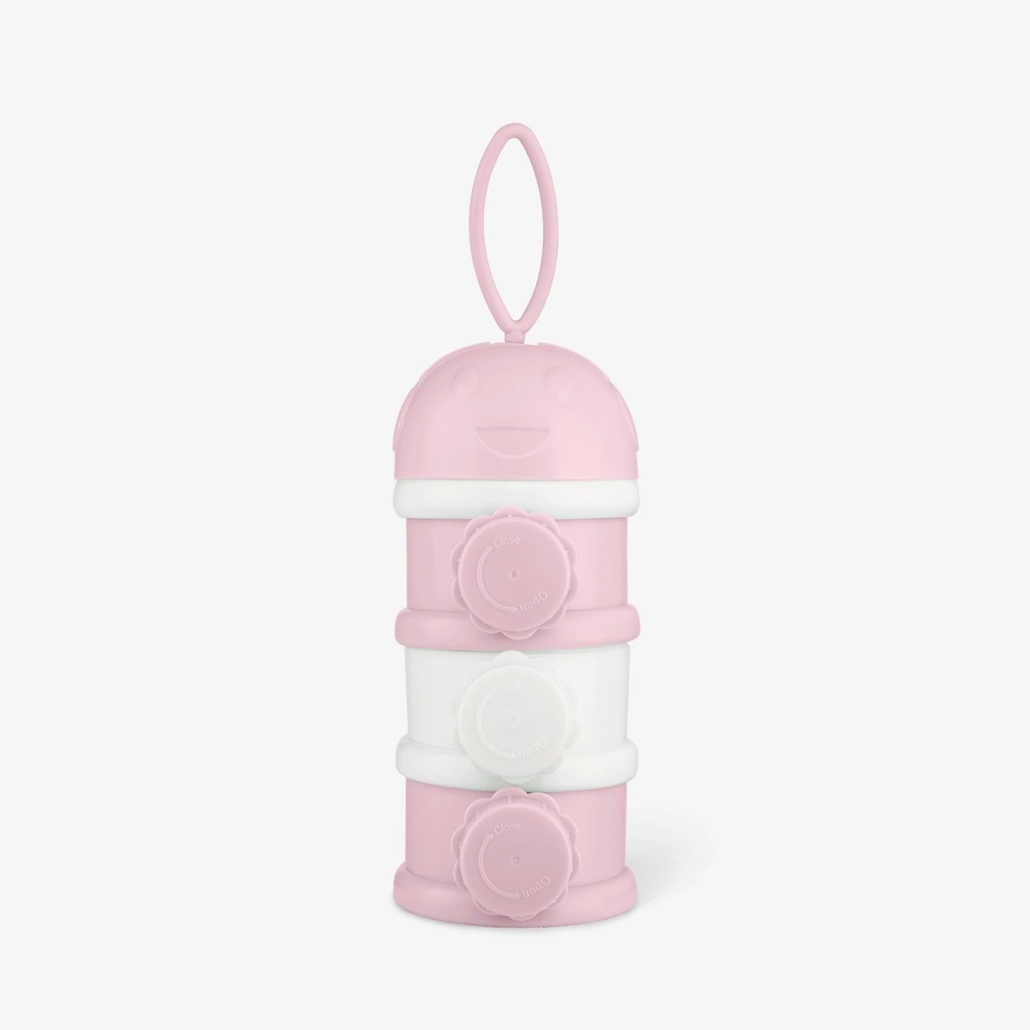 Milk powder dispenser 3-layer Pink-Kikkaboo