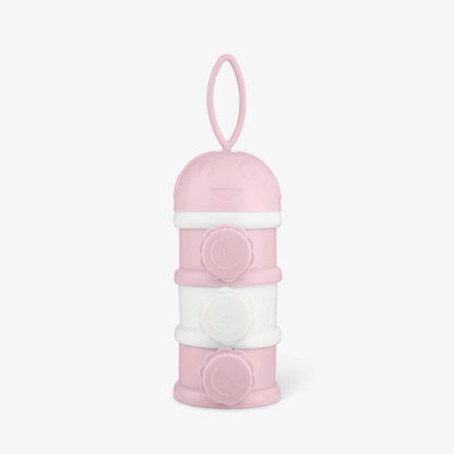Milk powder dispenser 3-layer Pink-Kikkaboo