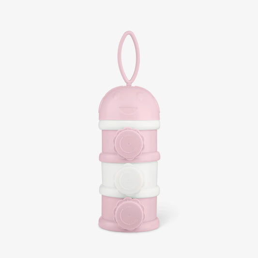 Milk powder dispenser 3-layer Pink-Kikkaboo