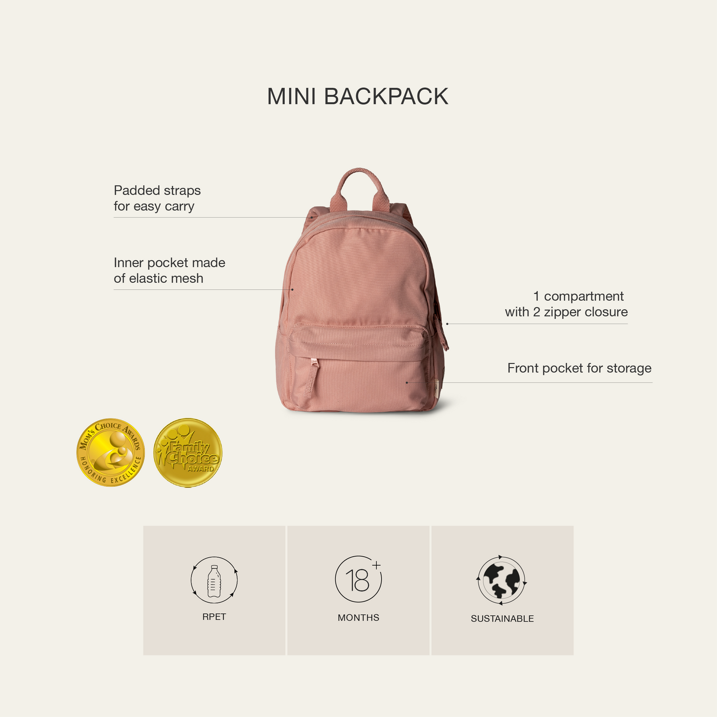 Citron-Mini Backpack-Ballerina