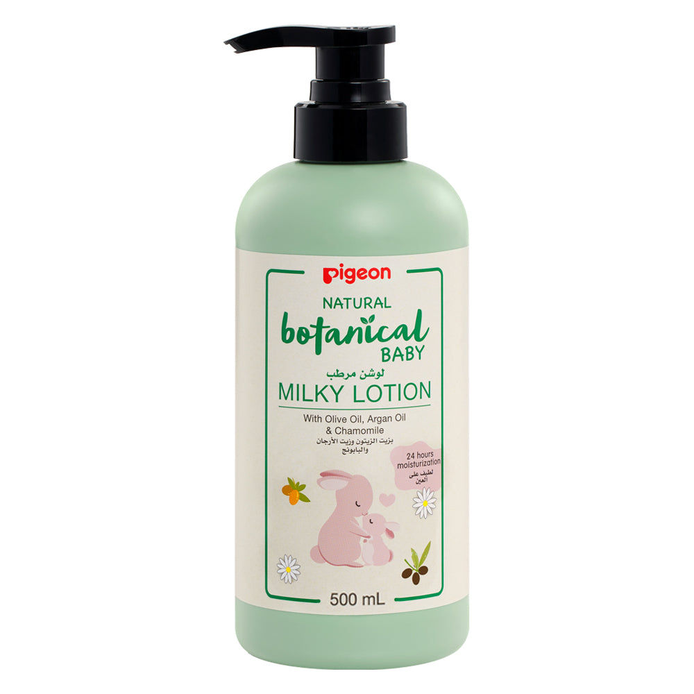 Pigeon Natural Botanical Baby Milky Lotion – 500ml