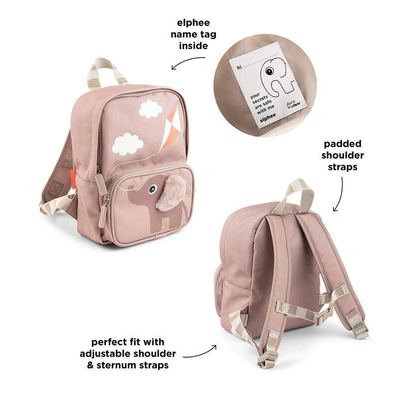 Done by Deer -Kids Canvas Backpack- Elphee Powder