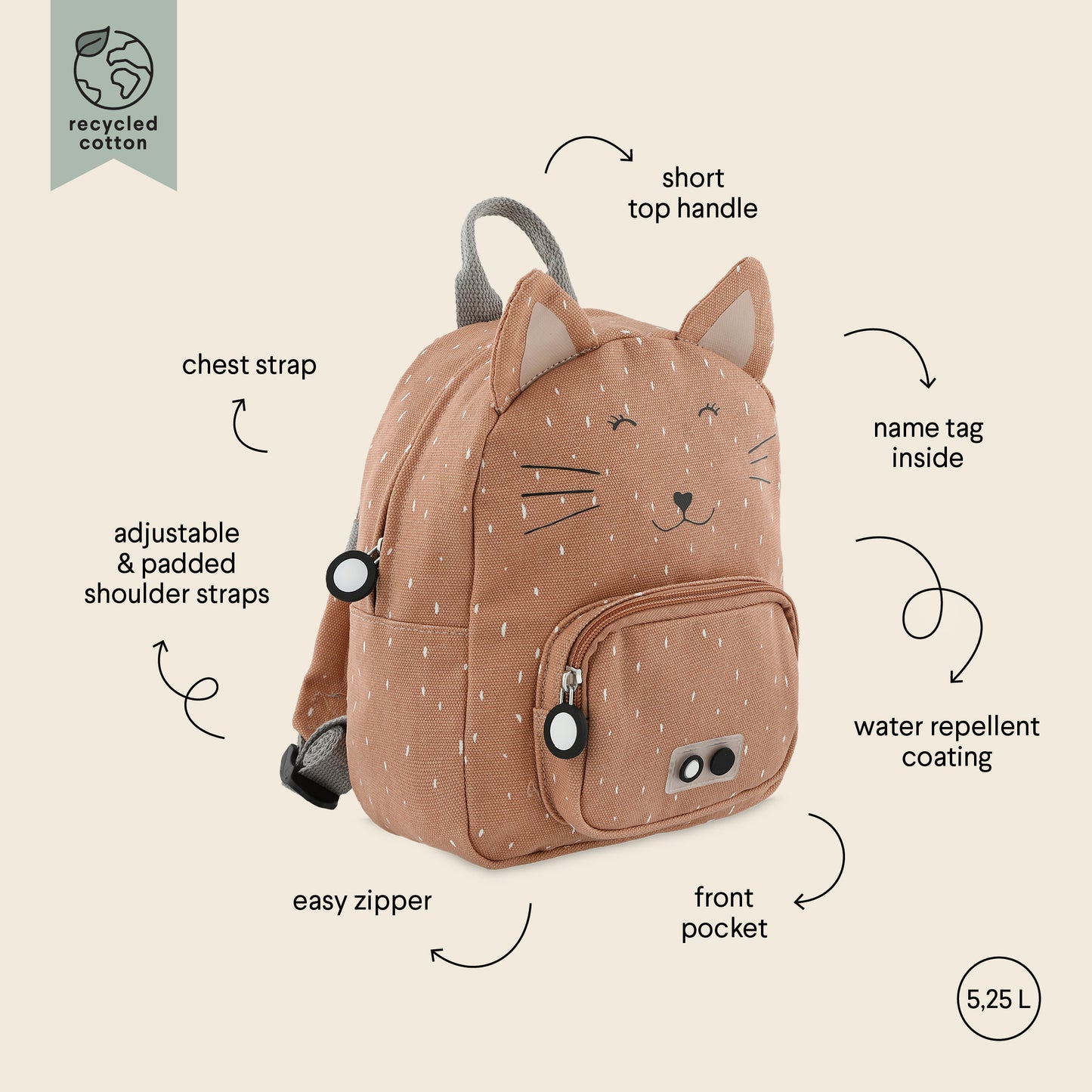 Backpack Small - Mrs. Cat