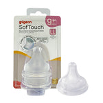 Pigeon SofTouch WN3 Replacement Nipple LL - 2 Pack, 9+ Months