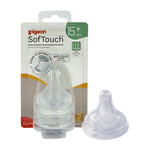 Pigeon SofTouch WN3 Replacement Nipple LLL - 2 Pack, 15+ Months