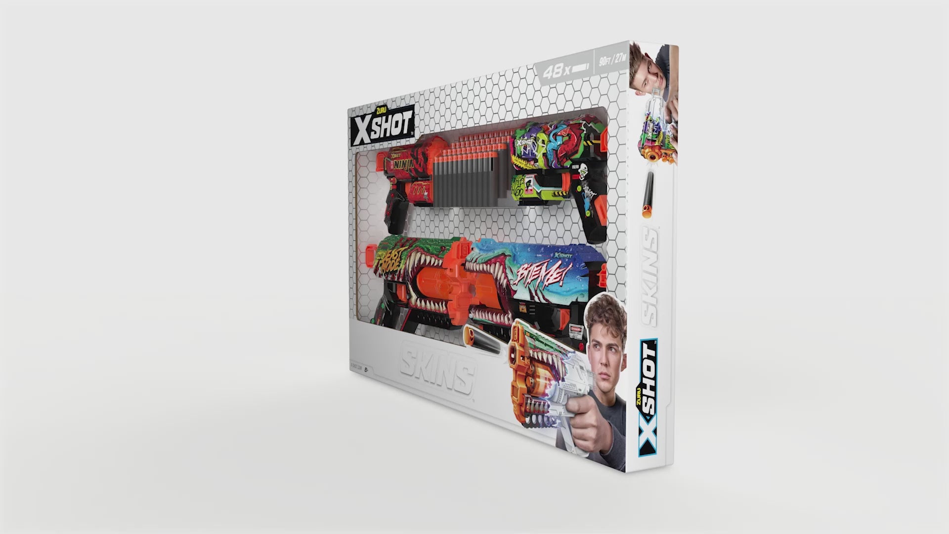 X-Shot Skins Combo Pack [2pk Griefer/2pk Flux] – Little Wings