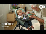 Kinderkraft Foldee High Chair - Grey