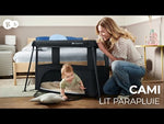 Kinderkraft - Cami 3-In-1 Baby Cot - Black
