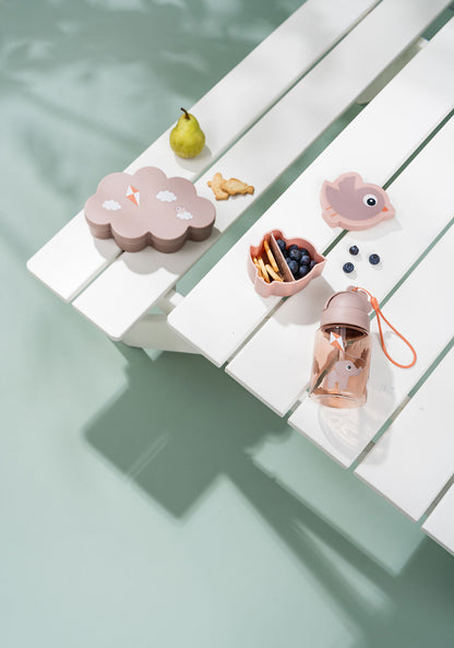 Done by Deer-Lunch & snack box w/straw bottle - Playground - Powder