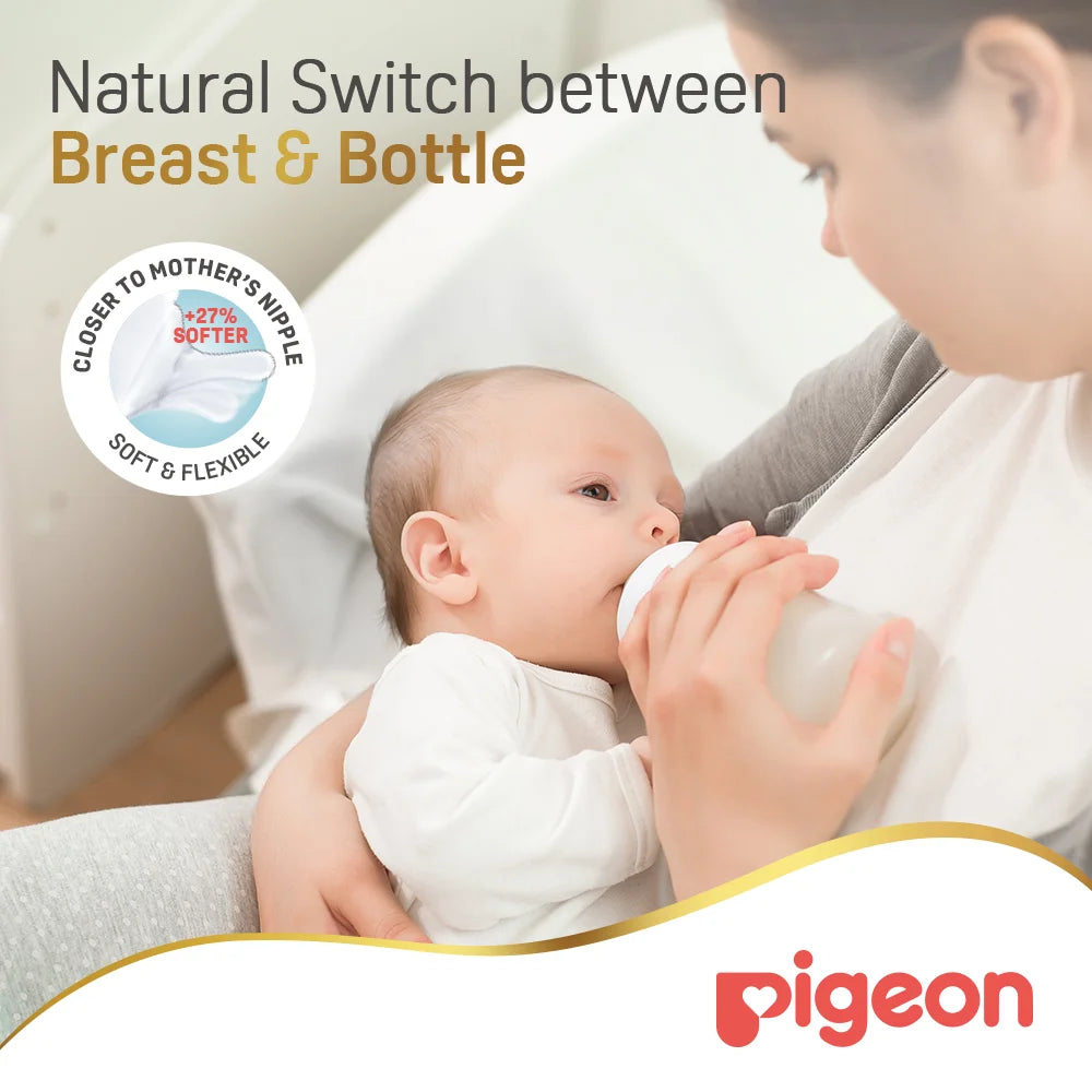Pigeon SofTouch WN3 Replacement Nipple SS - 2 Pack, 0+ Months