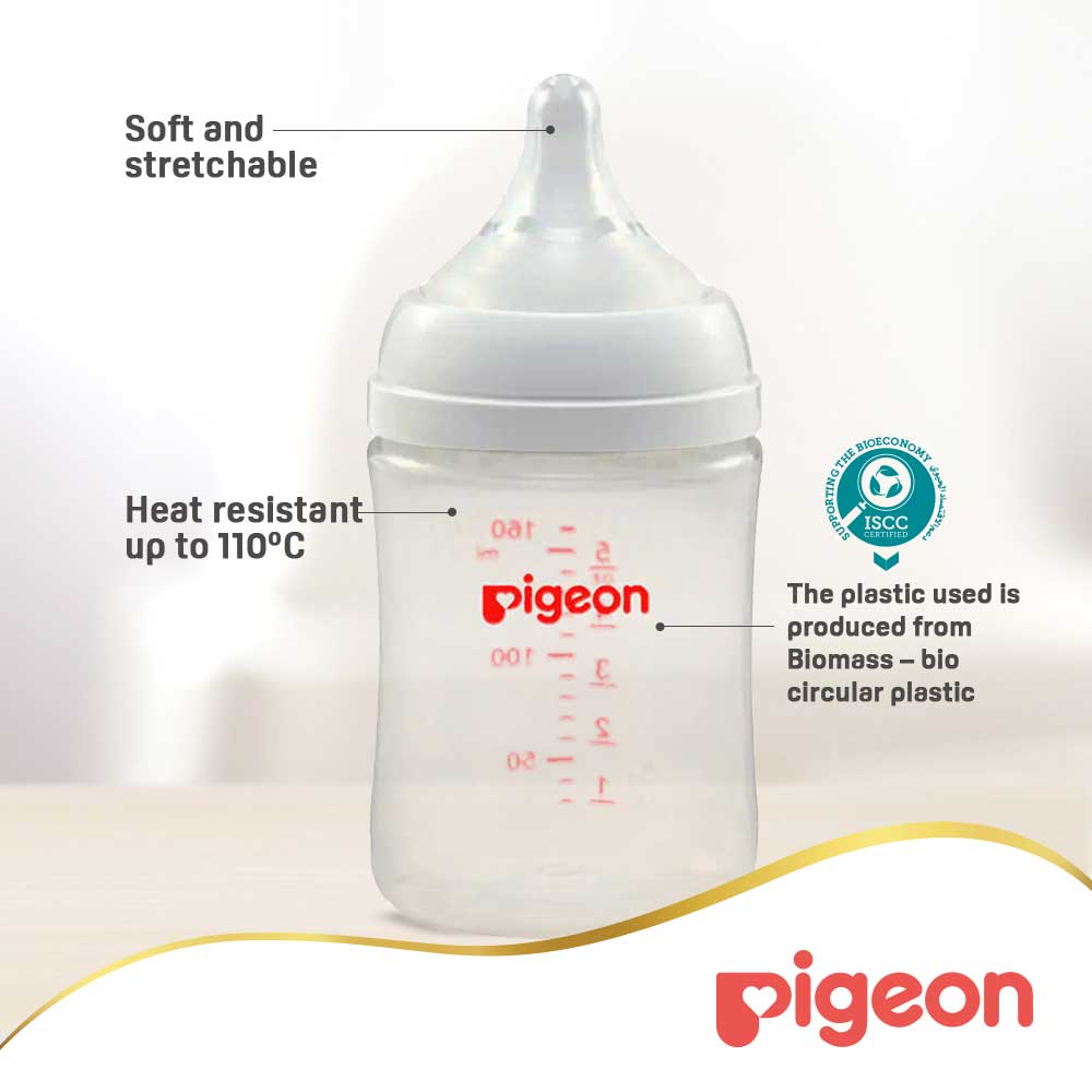 Pigeon SofTouch nursing bottle advanced anti-colic vent system