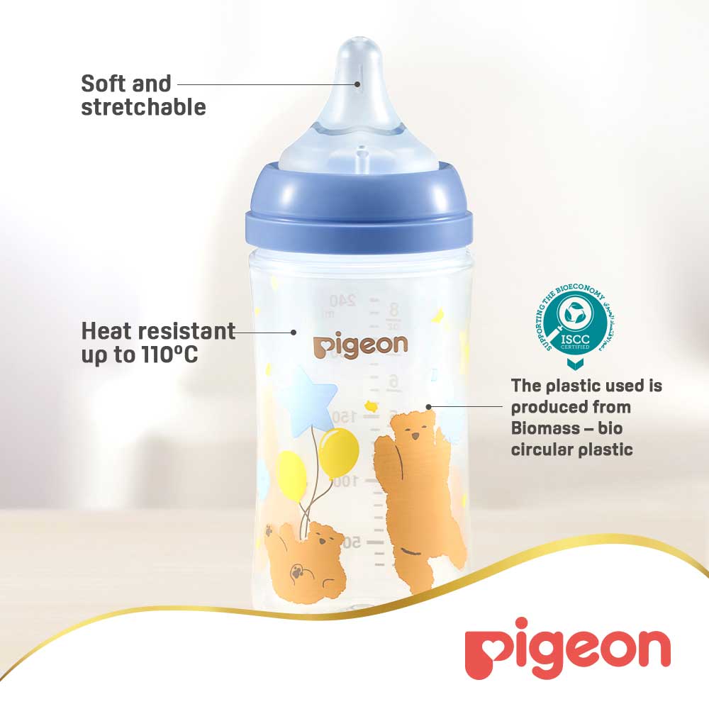SofTouch Wide Neck Nursing Bottle Plastic - 240 ml