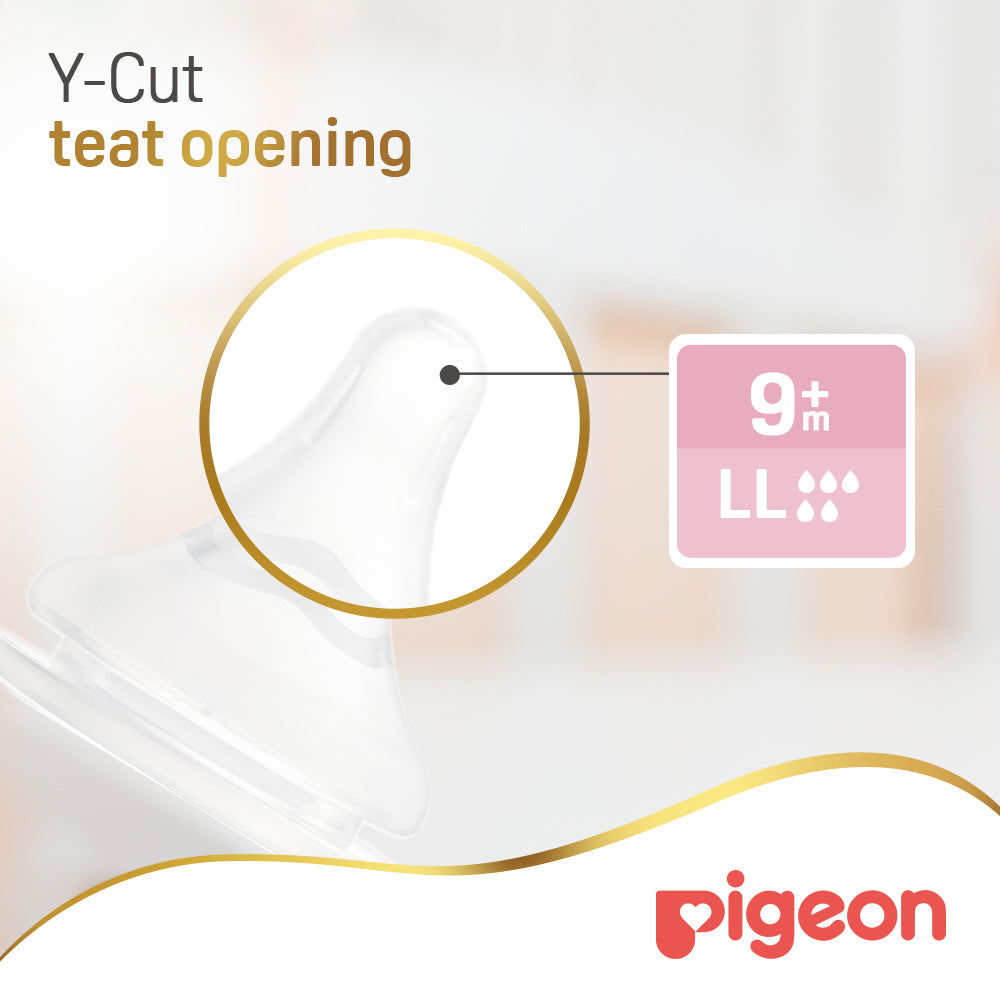 Pigeon SofTouch WN3 Replacement Nipple LL - 2 Pack, 9+ Months
