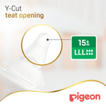 Pigeon SofTouch WN3 Replacement Nipple LLL - 2 Pack, 15+ Months