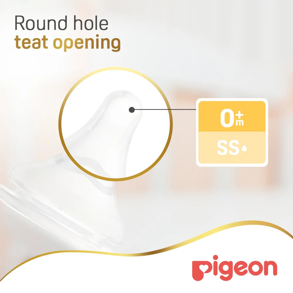 Pigeon SofTouch WN3 Replacement Nipple SS - 2 Pack, 0+ Months