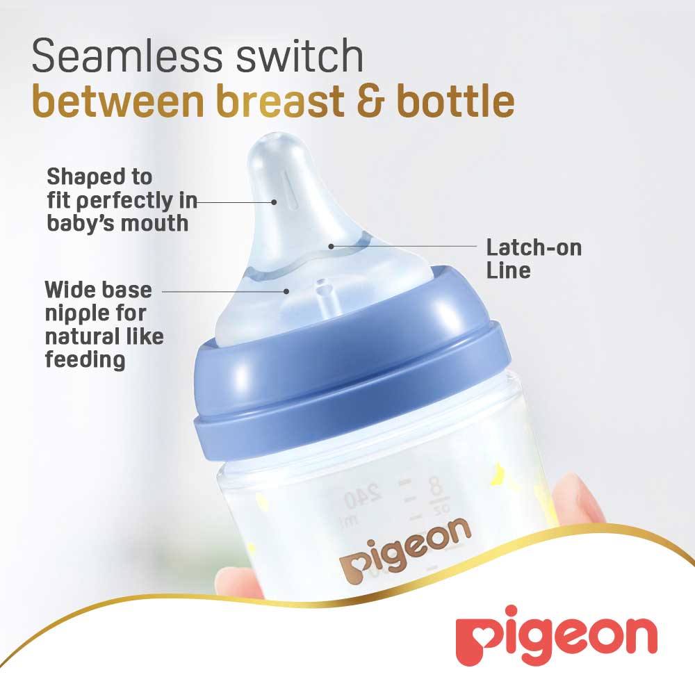 SofTouch Wide Neck Nursing Bottle Plastic - 240 ml